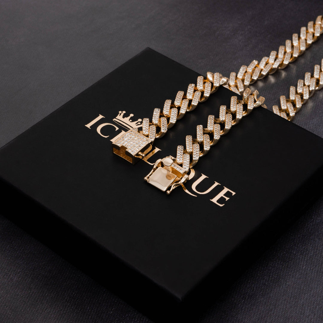 14mm Prong Chain - ICECLIQUE JEWELRY