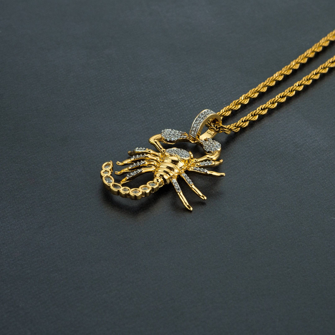 Iced Scorpion Pendant - ICECLIQUE JEWELRY