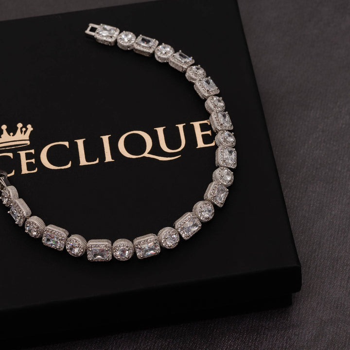 8mm Baguette Bracelet - ICECLIQUE JEWELRY