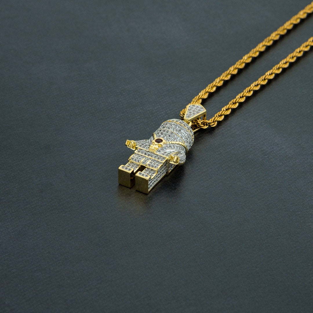Iced Royal Trooper Pendant - ICECLIQUE JEWELRY