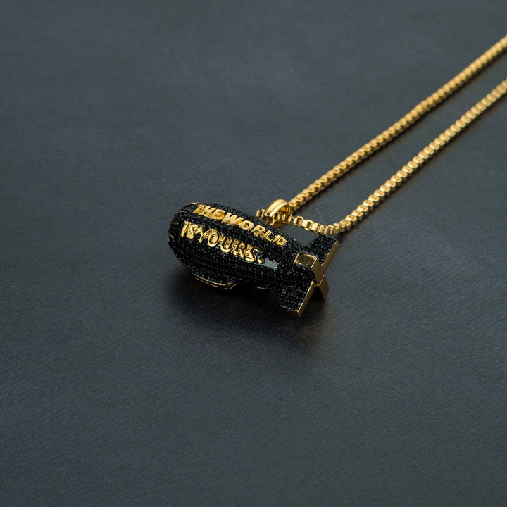 The World Is Yours Pendant - ICECLIQUE JEWELRY