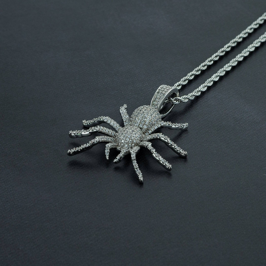 Iced Tarantula Pendant - ICECLIQUE JEWELRY