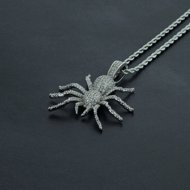 Iced Tarantula Pendant - ICECLIQUE JEWELRY