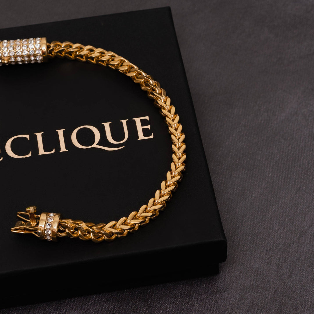 15mm Franco Bracelet - ICECLIQUE JEWELRY