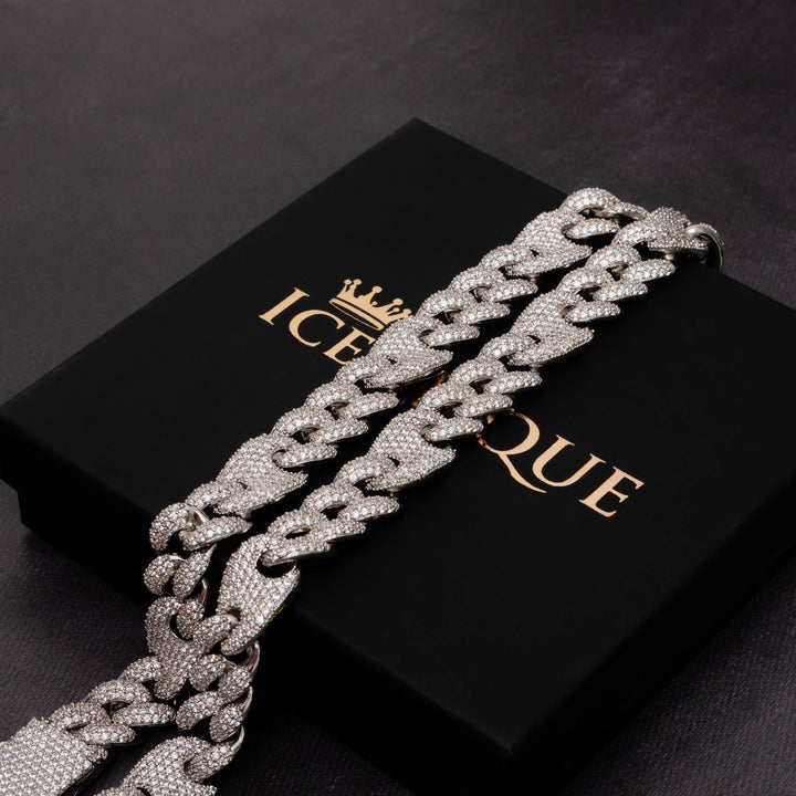 16mm Cuban & Gucci Link Chain - ICECLIQUE JEWELRY