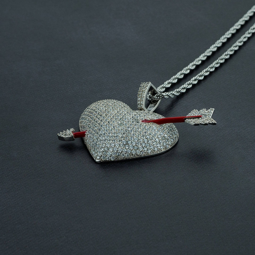 Pierced Heart Pendant - ICECLIQUE JEWELRY