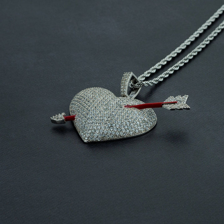 Pierced Heart Pendant - ICECLIQUE JEWELRY