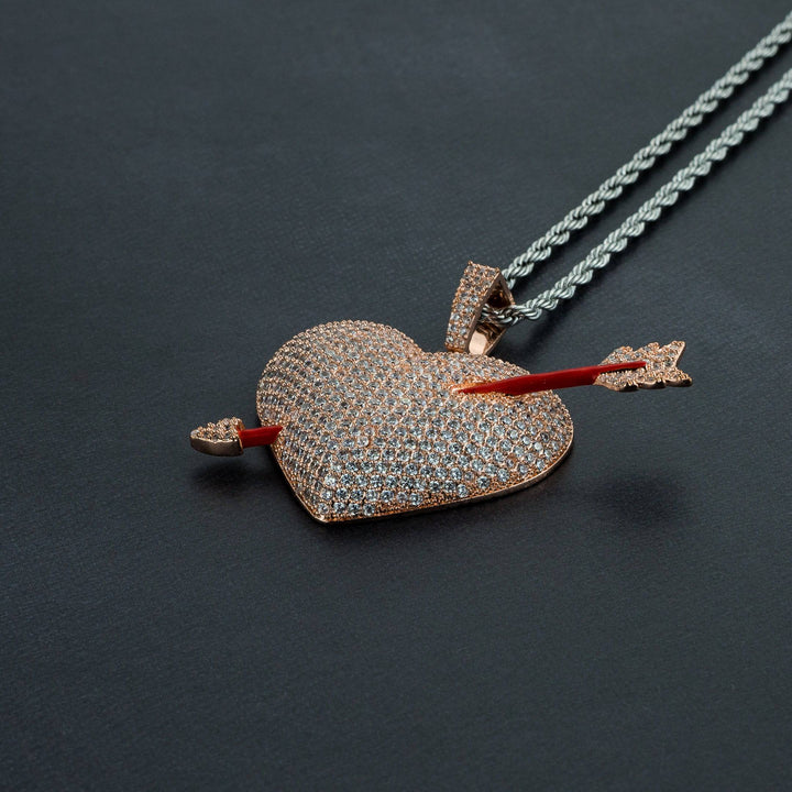 Pierced Heart Pendant - ICECLIQUE JEWELRY