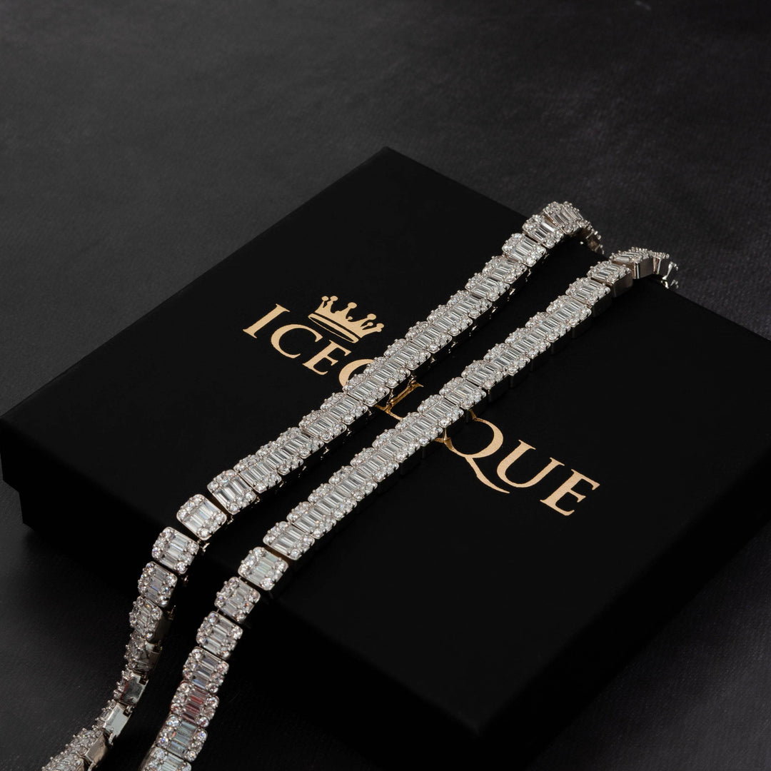 10mm Baguette Chain - ICECLIQUE JEWELRY