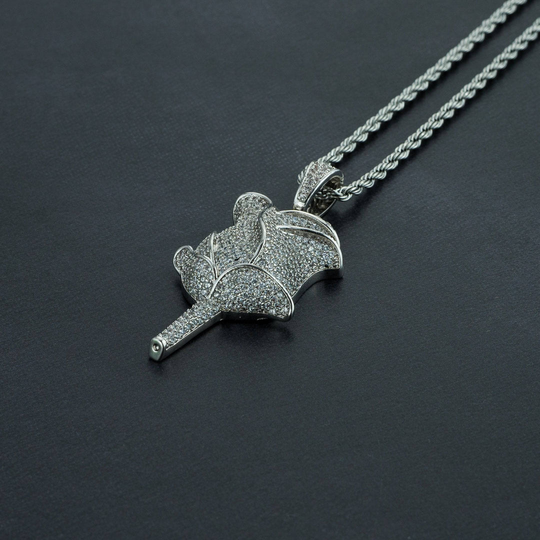 Winter Rose Pendant - ICECLIQUE JEWELRY
