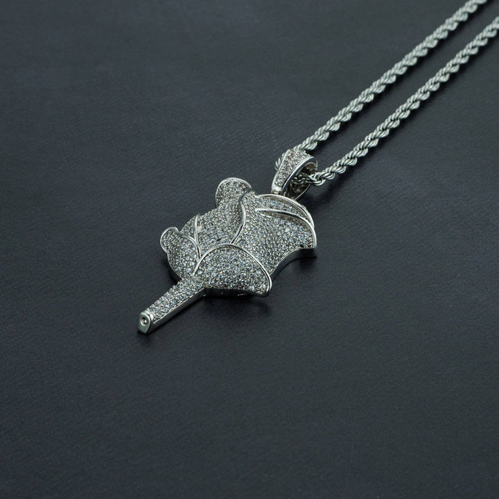 Winter Rose Pendant - ICECLIQUE JEWELRY