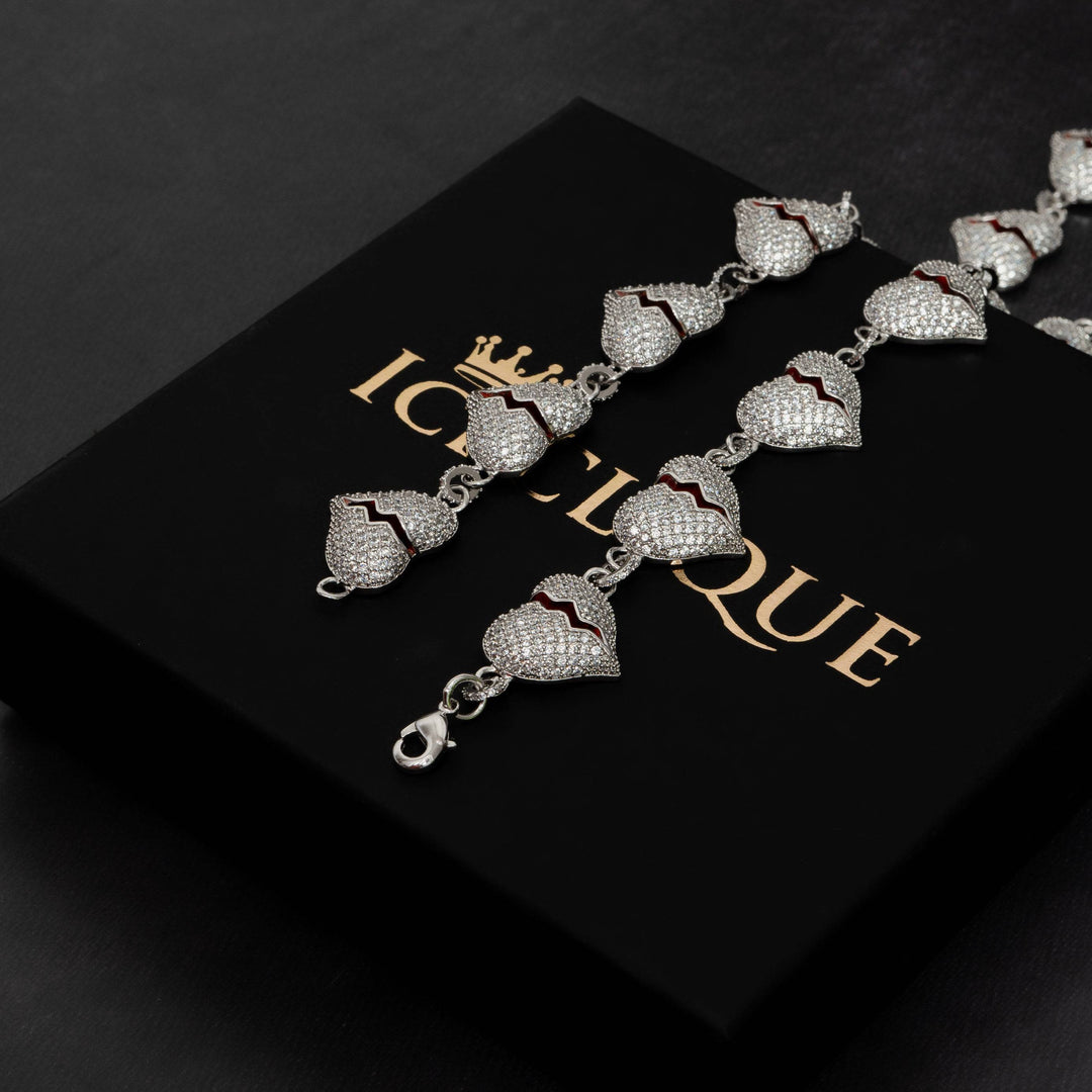 Frozen Heart Chain - ICECLIQUE JEWELRY