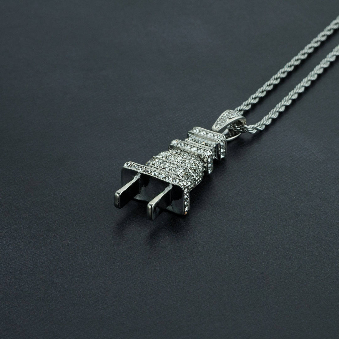 Iced Plug Pendant - ICECLIQUE JEWELRY