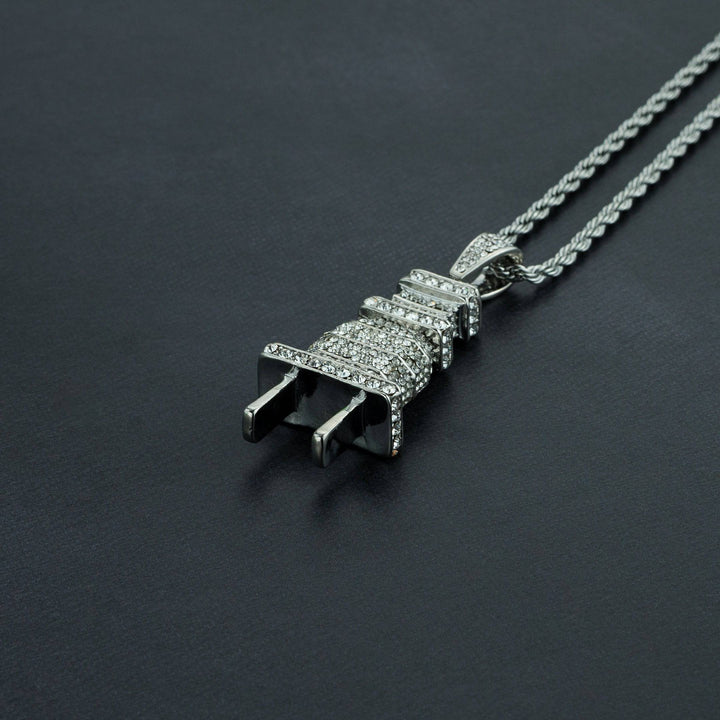 Iced Plug Pendant - ICECLIQUE JEWELRY