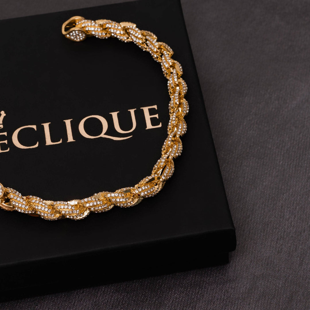 9mm Iced Rope Bracelet - ICECLIQUE JEWELRY