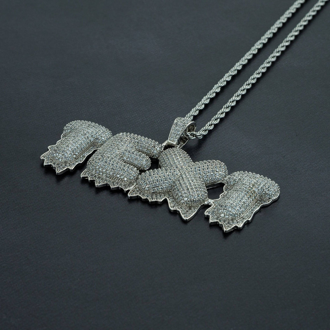 Ice Drip Custom Letter Pendant - ICECLIQUE JEWELRY