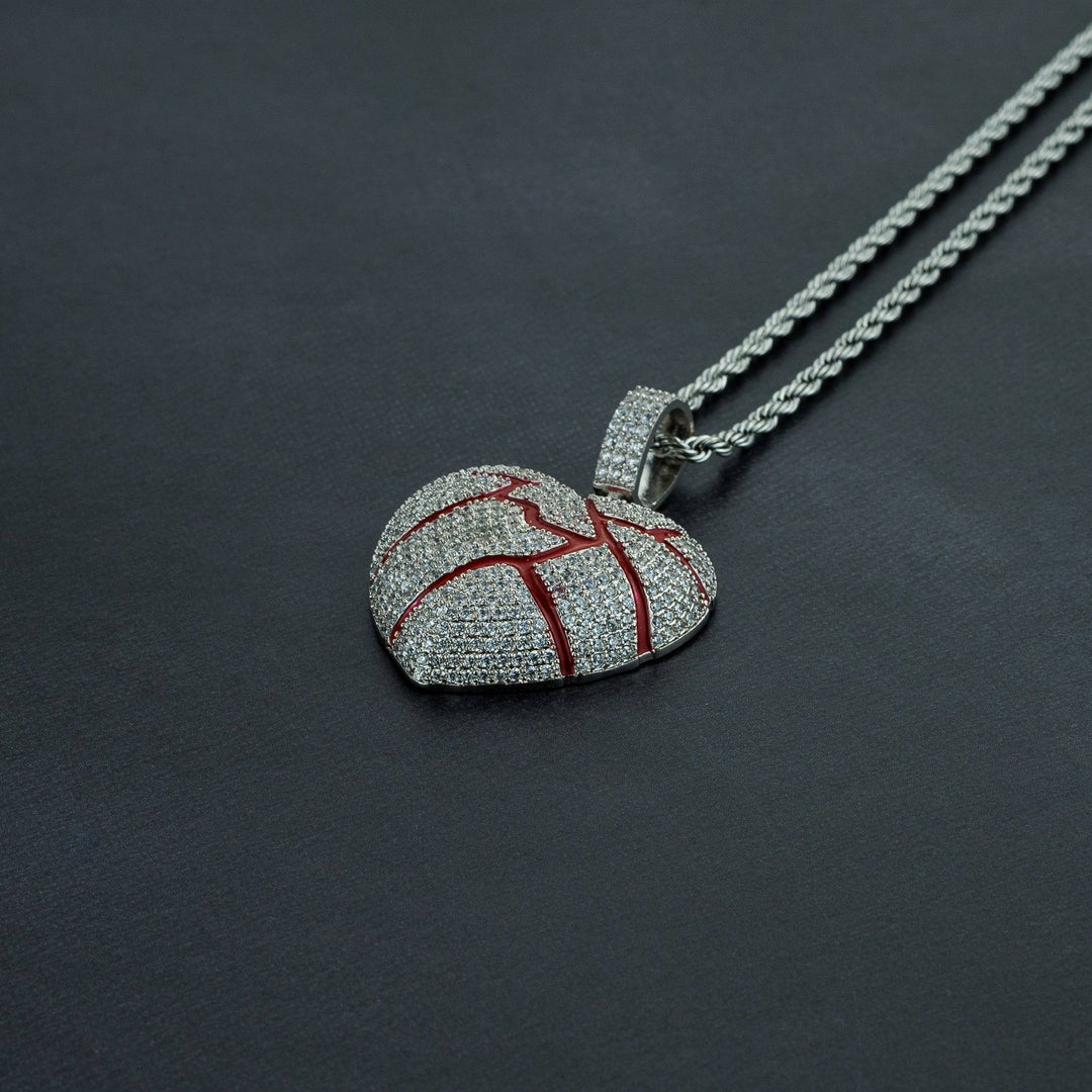 Iced Bloody Heart Pendant - ICECLIQUE JEWELRY