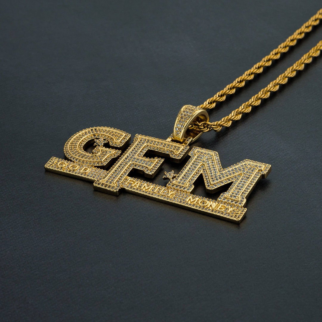 GOD FAMILY MONEY Pendant - ICECLIQUE JEWELRY