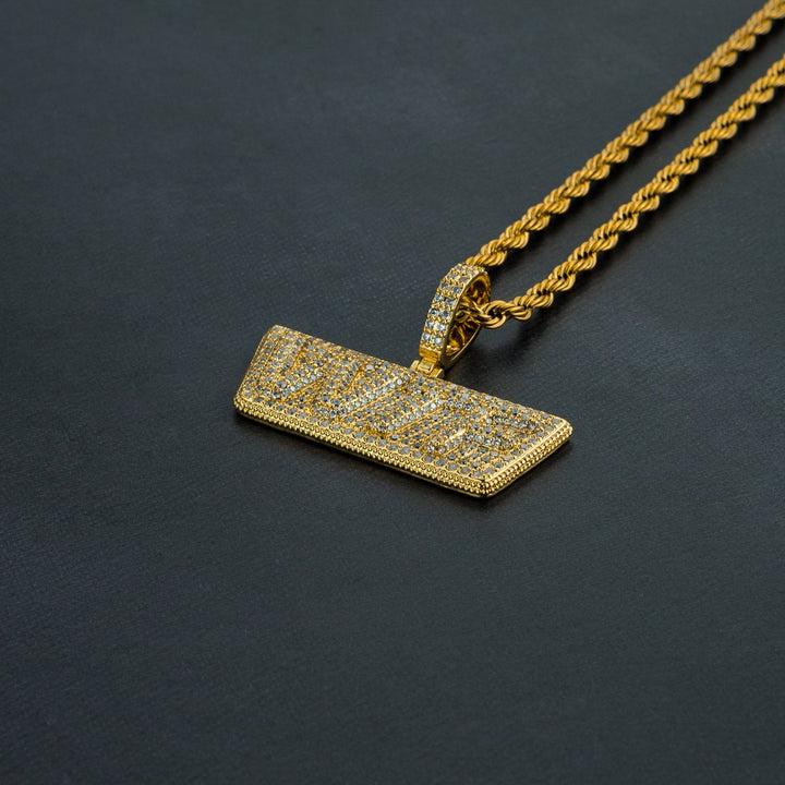 Iced WTF Pendant - ICECLIQUE JEWELRY