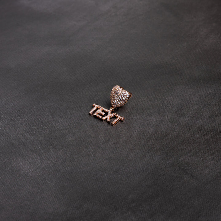 Custom Heart Letter Pendant - ICECLIQUE JEWELRY