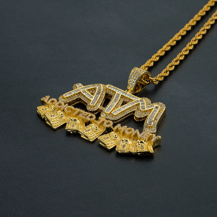 ADDICTED TO MONEY Pendant - ICECLIQUE JEWELRY