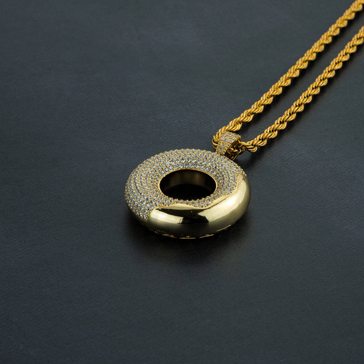 Iced Donut Pendant - ICECLIQUE JEWELRY