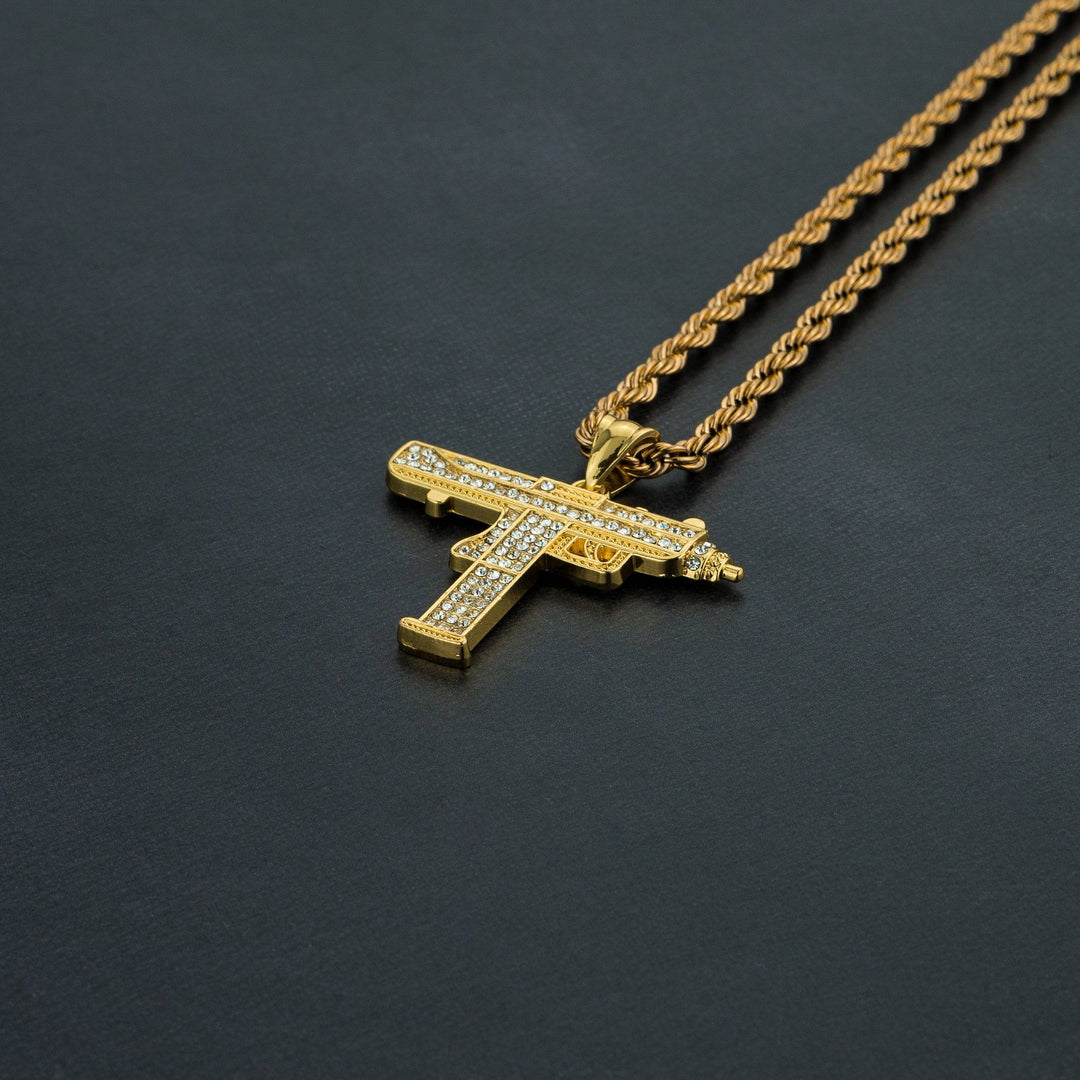 UZI Pendant - ICECLIQUE JEWELRY