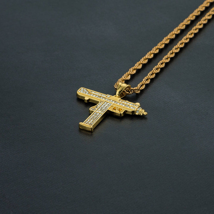 UZI Pendant - ICECLIQUE JEWELRY