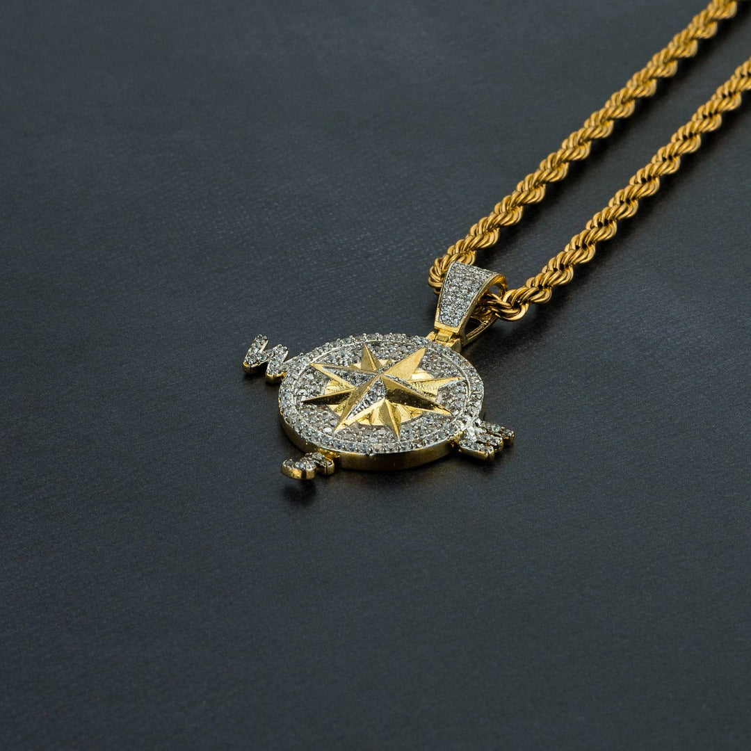 Compass Pendant - ICECLIQUE JEWELRY