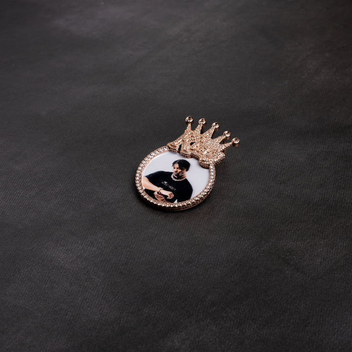 King Custom Photo Pendant - ICECLIQUE JEWELRY
