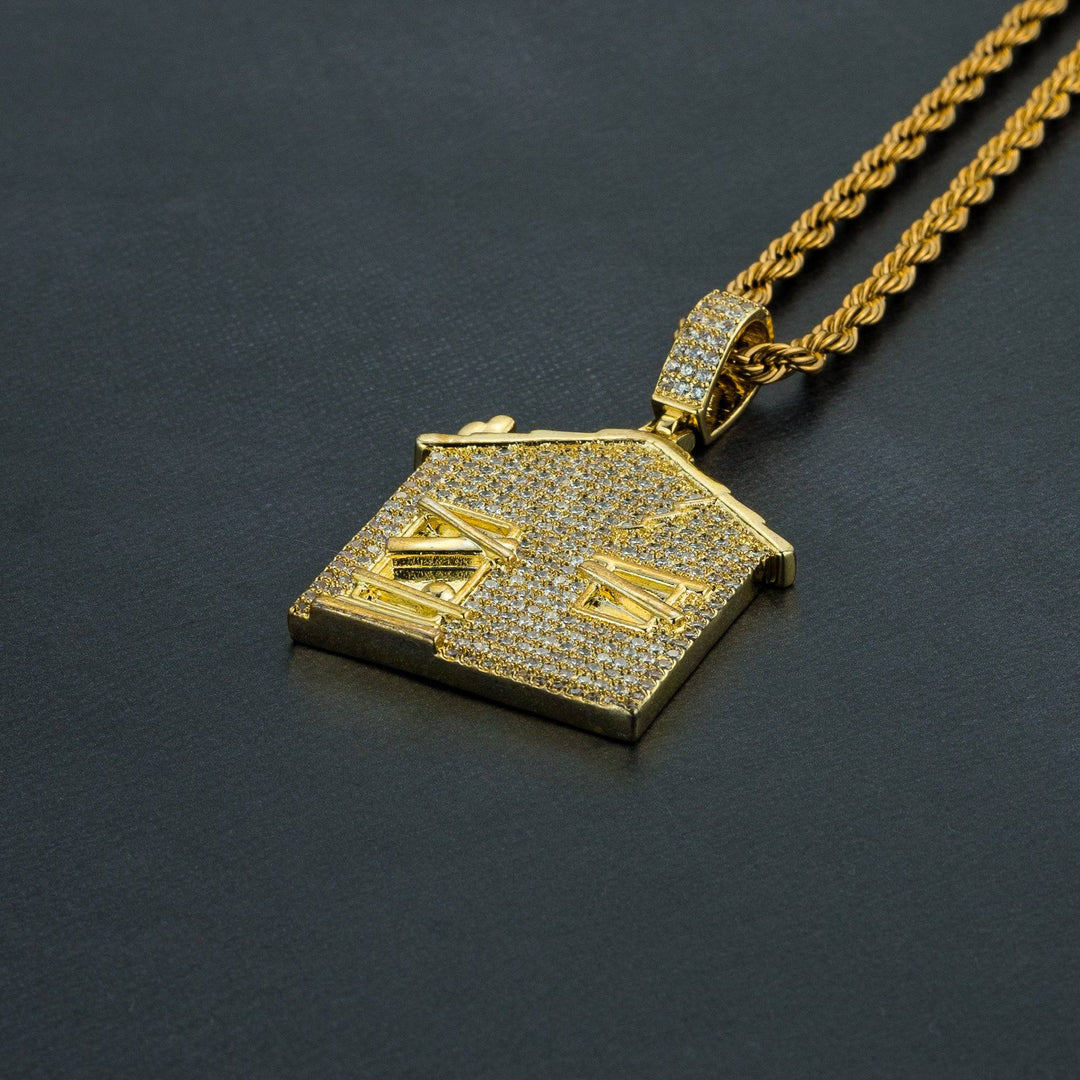 Trap House Pendant - ICECLIQUE JEWELRY