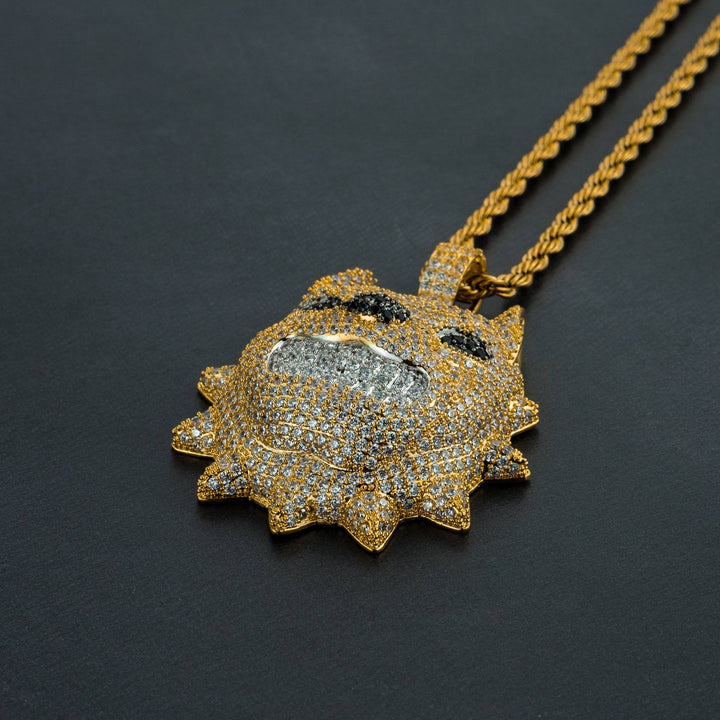 Bulldog Pendant - ICECLIQUE JEWELRY