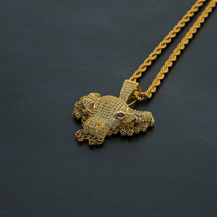 Iced Dripping Cow Pendant - ICECLIQUE JEWELRY