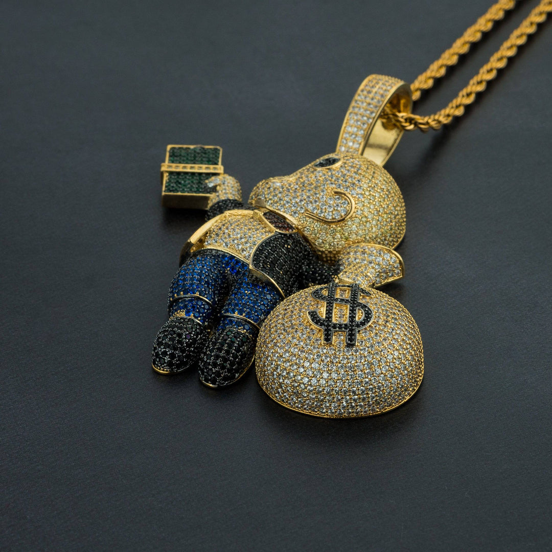 MoneyBoy Iced Pendant - ICECLIQUE JEWELRY