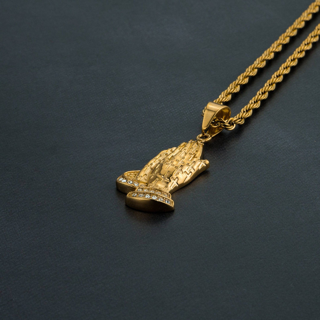 Prayer Pendant - ICECLIQUE JEWELRY