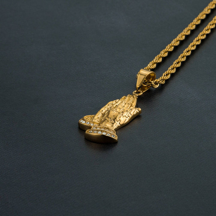 Prayer Pendant - ICECLIQUE JEWELRY
