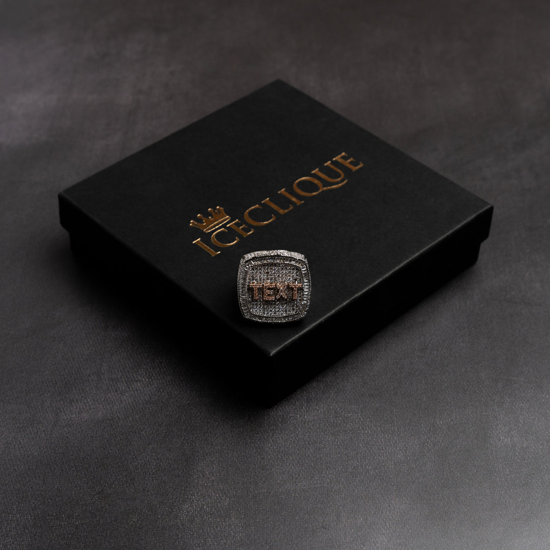 Custom Letter Ring - ICECLIQUE JEWELRY