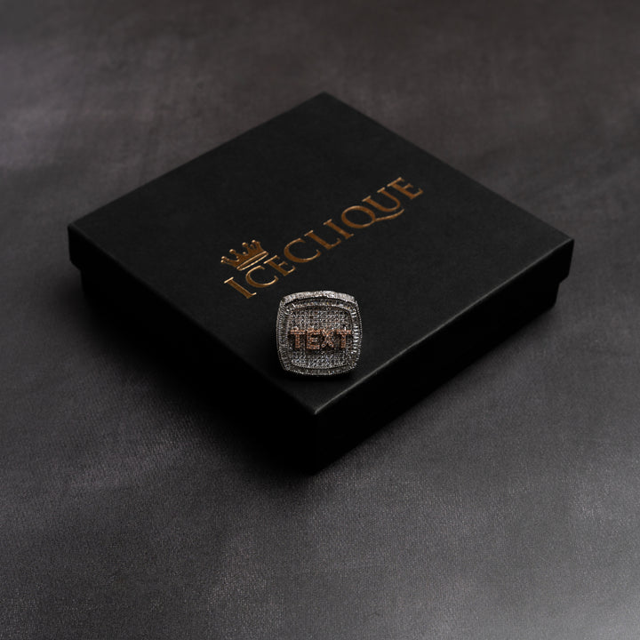 Custom Letter Ring - ICECLIQUE JEWELRY