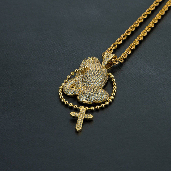 Prayer Pendant - ICECLIQUE JEWELRY
