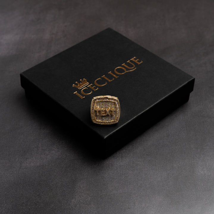 Custom Letter Ring - ICECLIQUE JEWELRY
