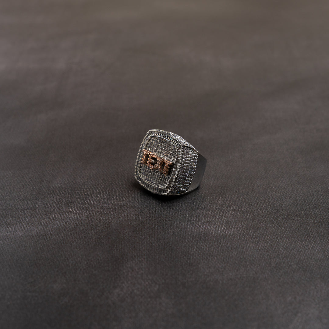 Custom Letter Ring - ICECLIQUE JEWELRY