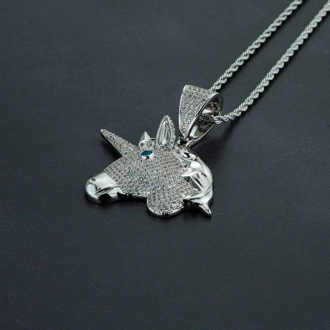 Iced Unicorn Pendant - ICECLIQUE JEWELRY