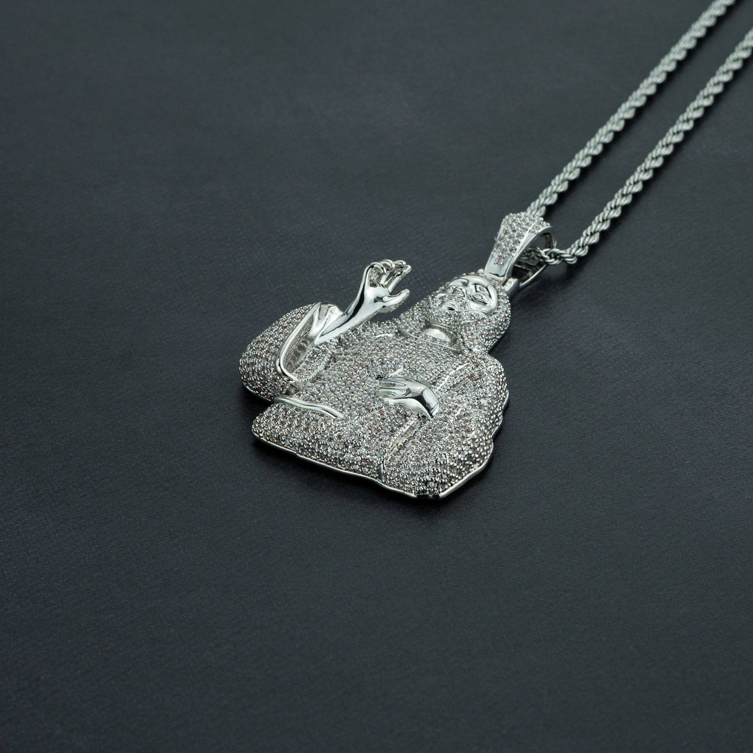 Iced Jesus Pendant - ICECLIQUE JEWELRY
