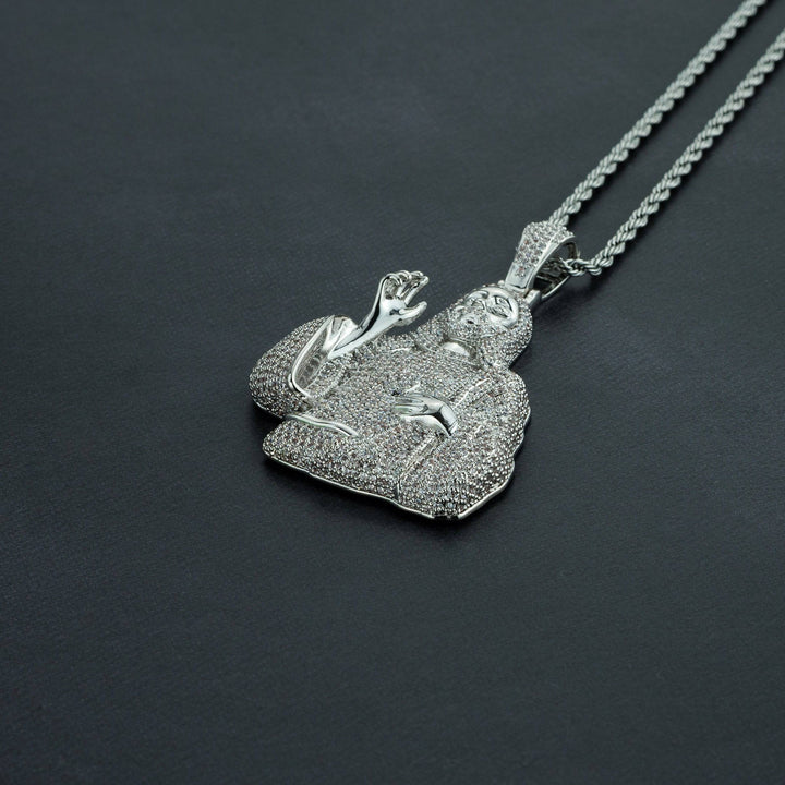Iced Jesus Pendant - ICECLIQUE JEWELRY
