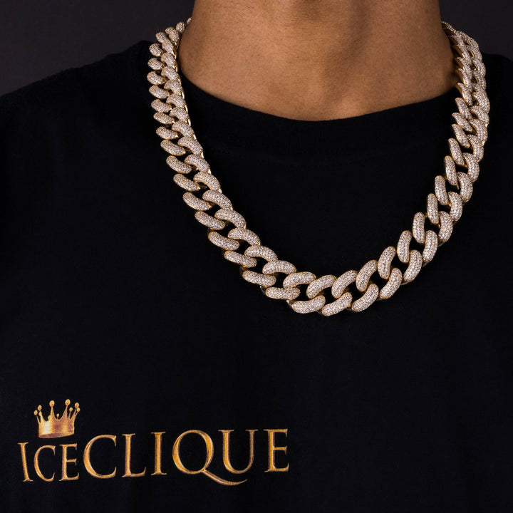 20mm Cuban Chain - ICECLIQUE JEWELRY
