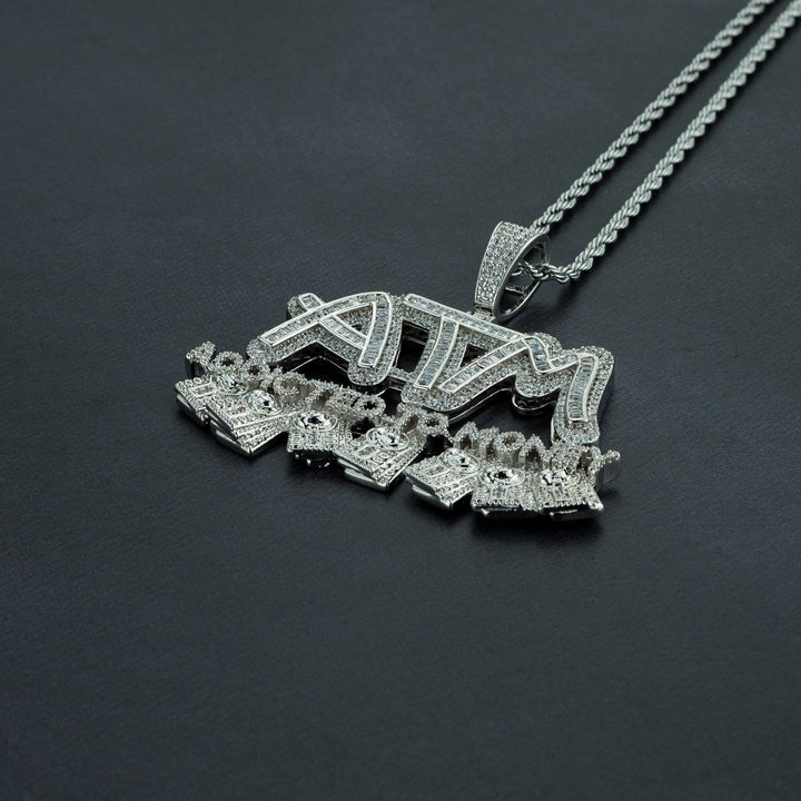 ADDICTED TO MONEY Pendant - ICECLIQUE JEWELRY