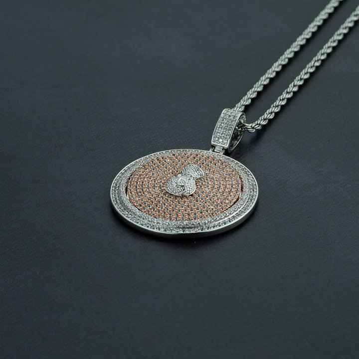 Spinning Money Bag Pendant - ICECLIQUE JEWELRY
