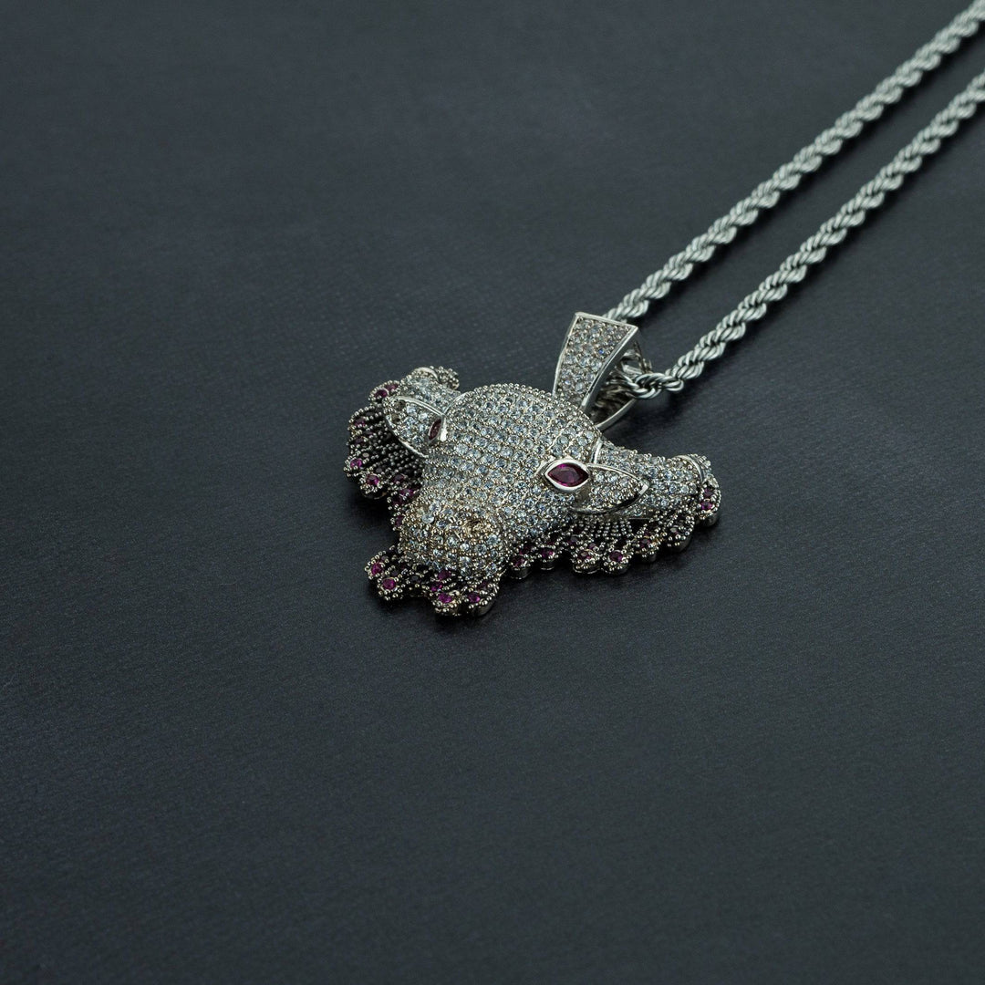 Iced Dripping Cow Pendant - ICECLIQUE JEWELRY