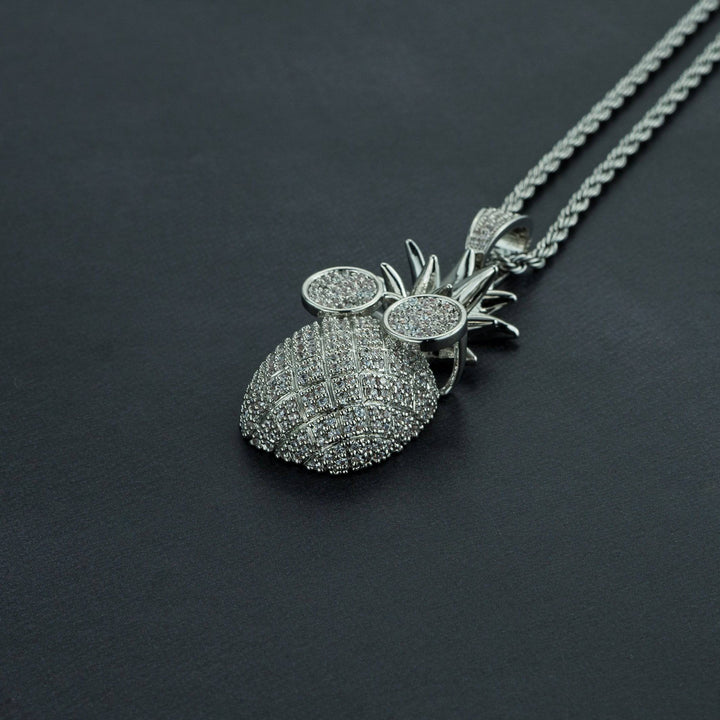 Iced Pineapple Pendant - ICECLIQUE JEWELRY