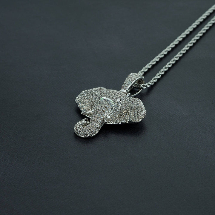 Iced Elephant Pendant - ICECLIQUE JEWELRY
